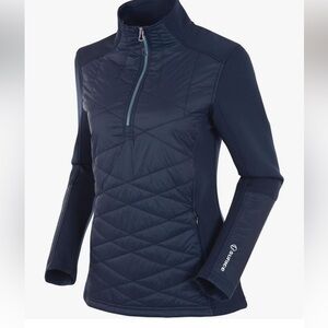 Sunice Women's Daisy Hybrid Jacket - Midnight Navy Blue NWT XL